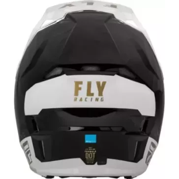 Casque FLY RACING Formula CP Slant - noir/blanc/Gold