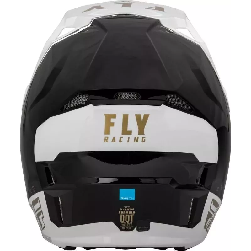Casque FLY RACING Formula CP Slant - noir/blanc/Gold Casque FLY RACING Formula CP Slant - noir/blanc/Gold