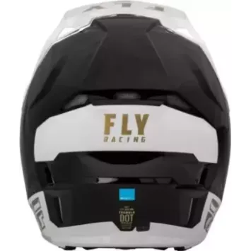Casque FLY RACING Formula CP Slant - noir/blanc/Gold