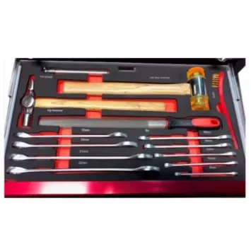 Caisse à outils MX Toolbox complète spéciale moto 65 éléments