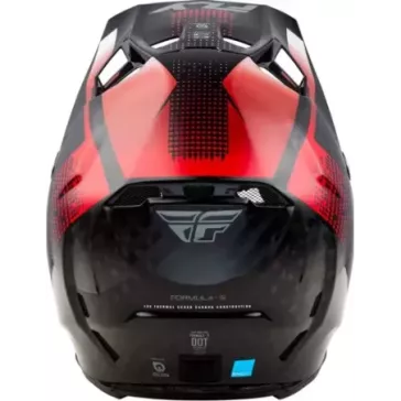 Casque FLY RACING Formula S Carbon Protocol - noir carbone/rouge