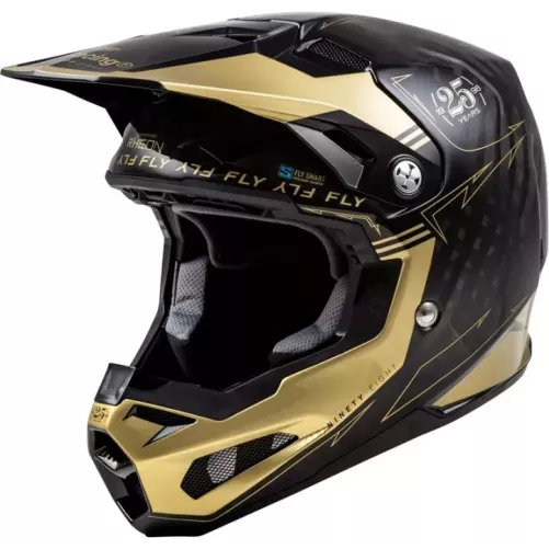 Casque FLY RACING Formula Smart Carbon Legacy - noir/or