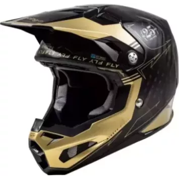 Casque FLY RACING Formula Smart Carbon Legacy - noir/or