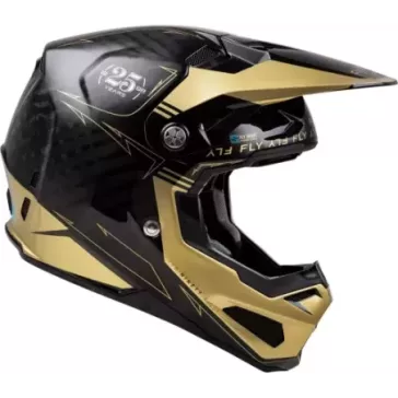 Casque FLY RACING Formula Smart Carbon Legacy - noir/or