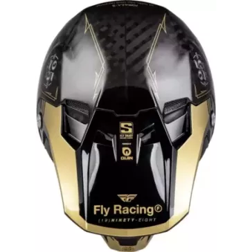 Casque FLY RACING Formula Smart Carbon Legacy - noir/or