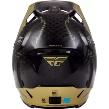 Casque FLY RACING Formula Smart Carbon Legacy - noir/or