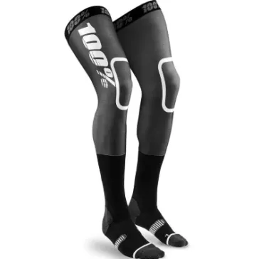Chaussettes montantes 100% Noir - blanc