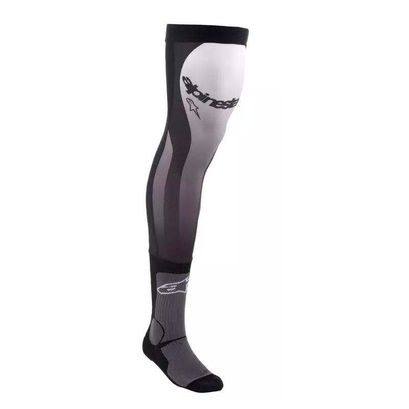 Chaussettes Alpinestars Knee Brace Noir Blanc