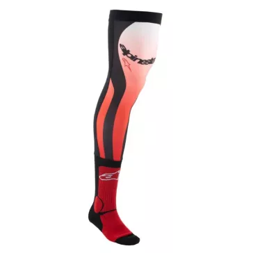 Chaussettes Alpinestars Knee Rouge Blanc