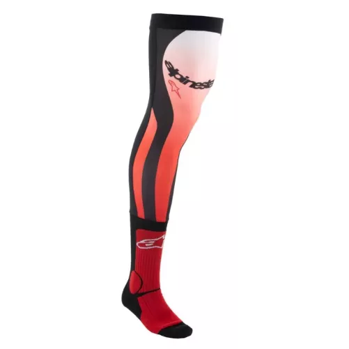 Chaussettes Alpinestars Knee Rouge Blanc