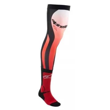 Chaussettes Alpinestars Knee Rouge Blanc