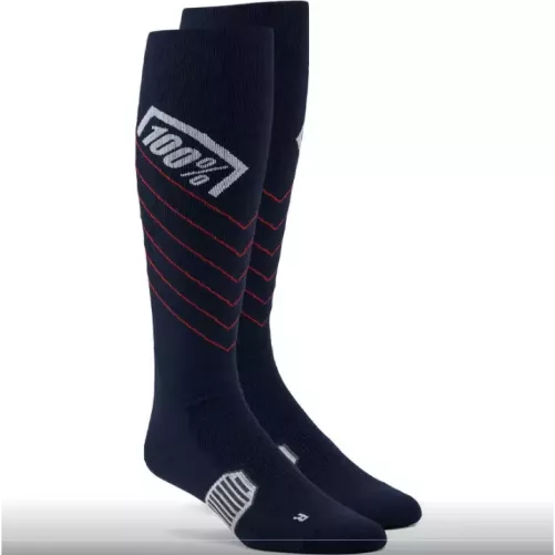 chaussettes 100% Hi-Side Performance Socks rouges