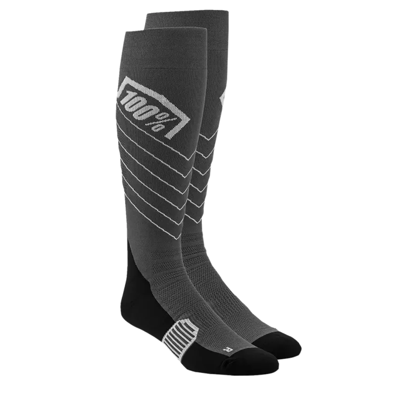 chaussettes 100% Hi-Side Performance Socks grises