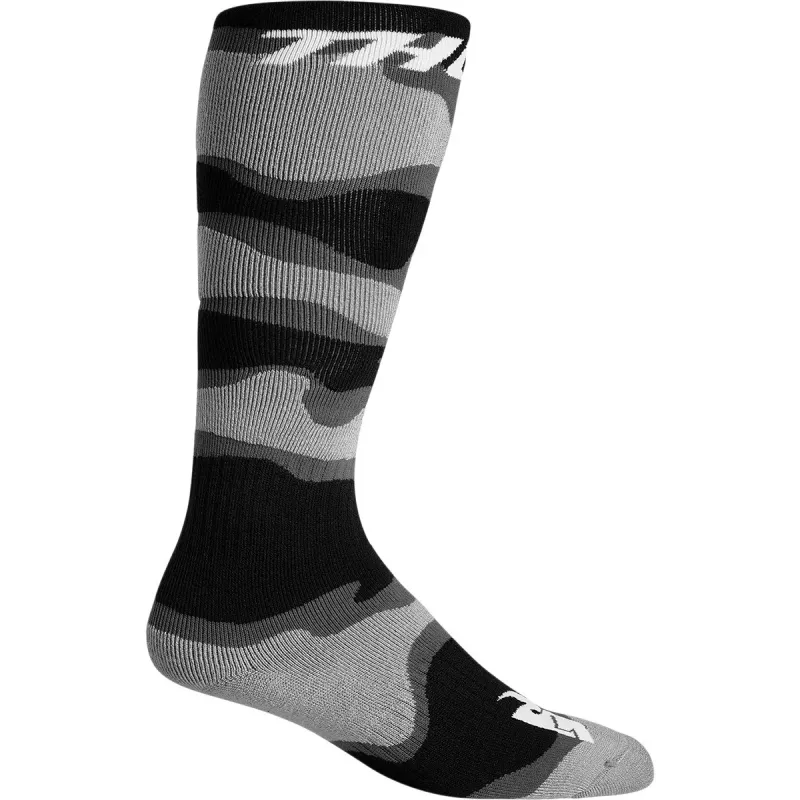 Chaussettes THOR MX camo gris blanc