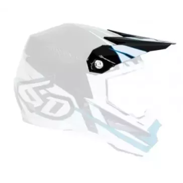 visiere 6D ATR1 Carbon - Electric Blue/White v2