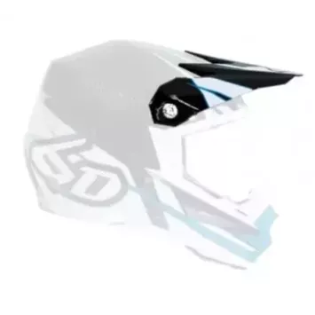 visiere 6D ATR1 Carbon - Electric Blue/White v2