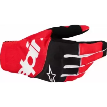 Gants Alpinestars Techstar MX Rouge Noir