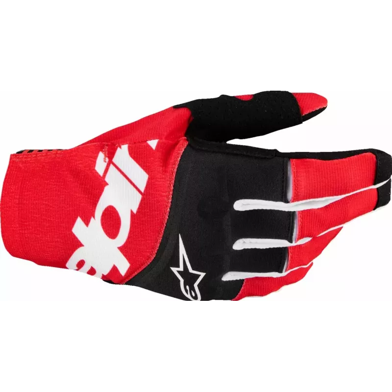 Gants Alpinestars Techstar MX Rouge Noir