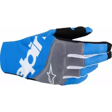 Gants Alpinestars Techstar MX Bleu Gris