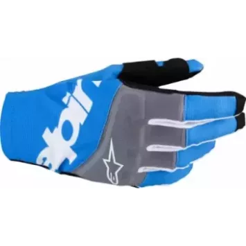 Gants Alpinestars Techstar MX Bleu Gris