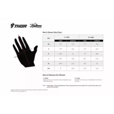 Gants THOR SPORTMODE Vented GLOVES BLANC 2025