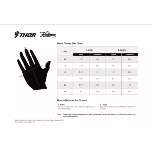 Gants THOR SPORTMODE Iconic Black 2025