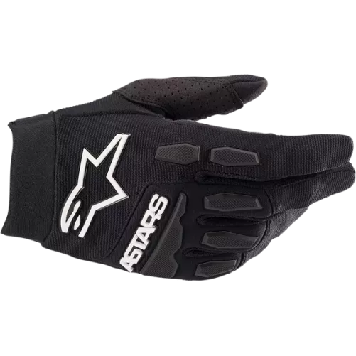 Gants Alpinestars full bore noir blanc