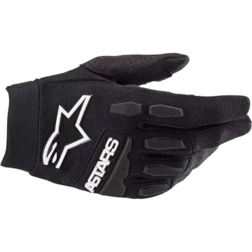 Gants Alpinestars full bore noir blanc