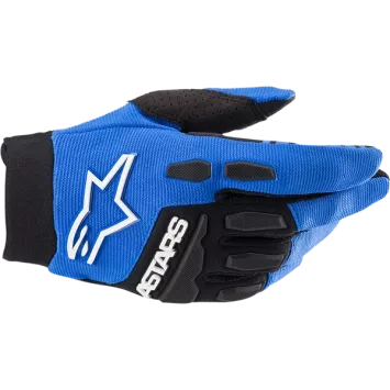 Gants Alpinestars full bore bleu noir