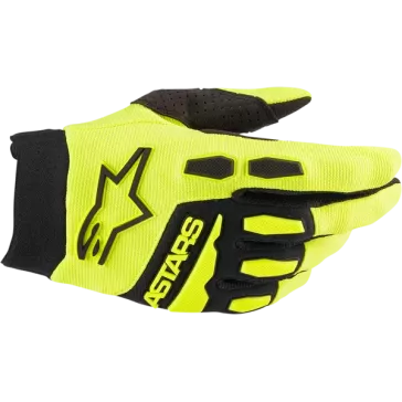 Gants Alpinestars full bore jaune noir