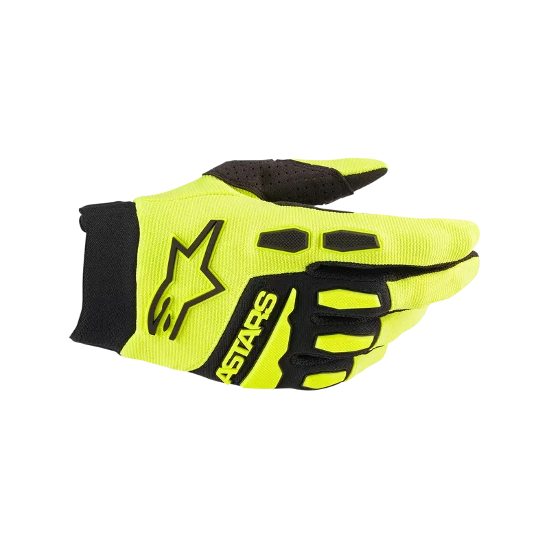 Gants Alpinestars full bore jaune noir