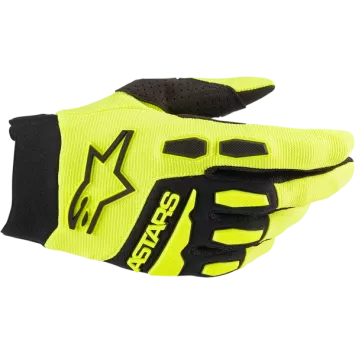 Gants Alpinestars full bore jaune noir
