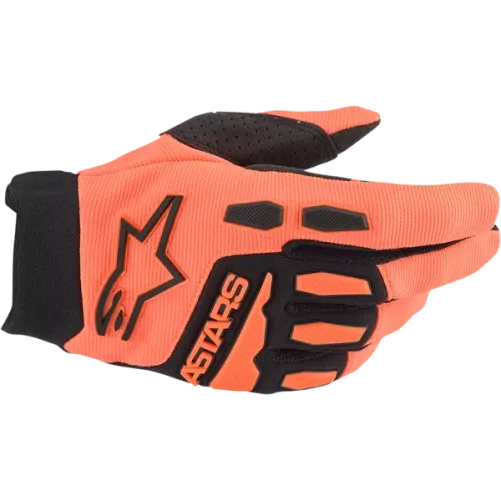 Gants Alpinestars full bore orange noir