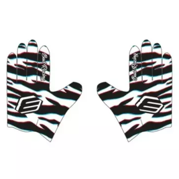 Gants BUD SX Lite Zebra Blanc Blitz