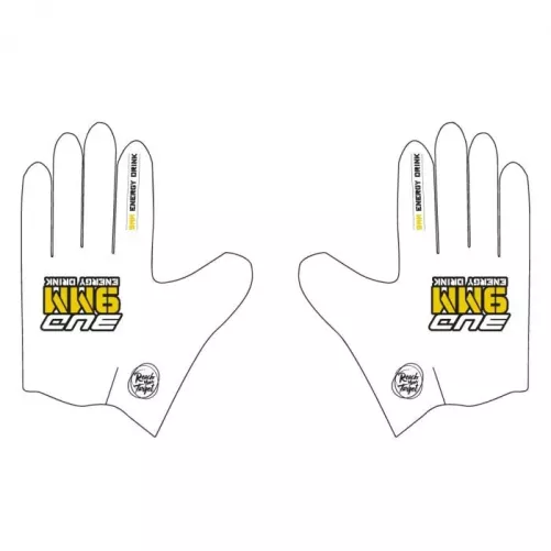 Gants BUD SX Lite Team BUD 22 9MM Blanc