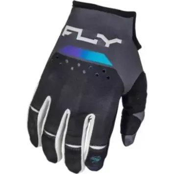 Gants FLY RACING Kinetic Reload - anthracite/noir/Blue Iridium