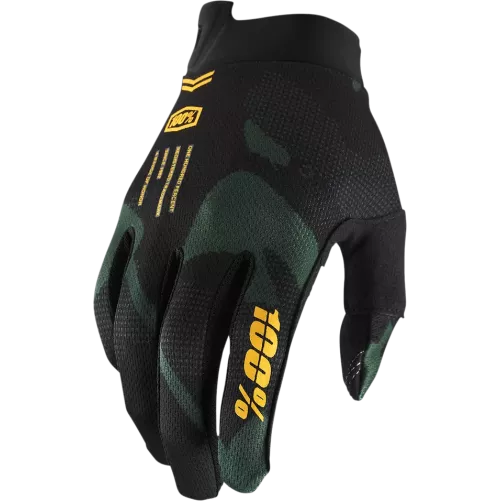 Gant 100% iTrack vert et noir