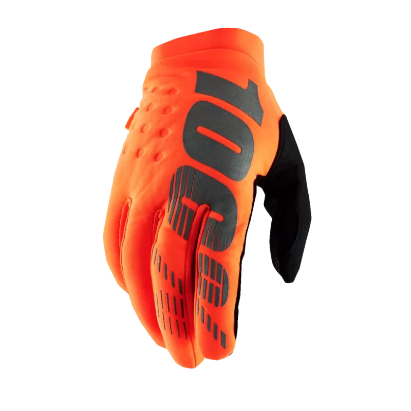 Gants 100% Brisker orange