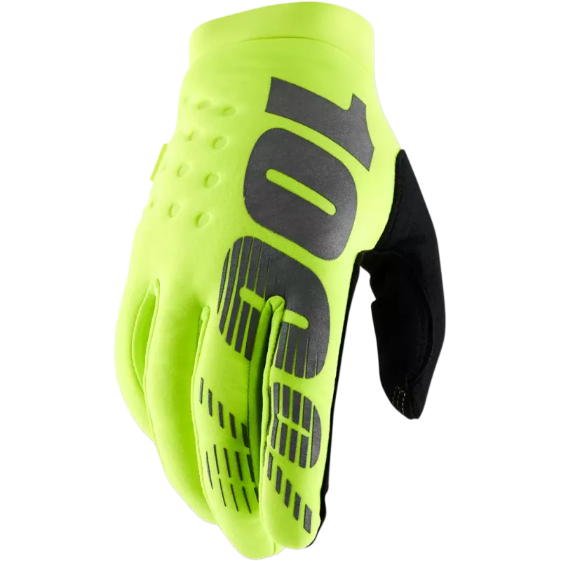 Gants 100% Hydromatic jaune