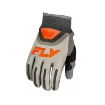 Gants FLY RACING F-16 GRIS / ORANGE Collection 2025