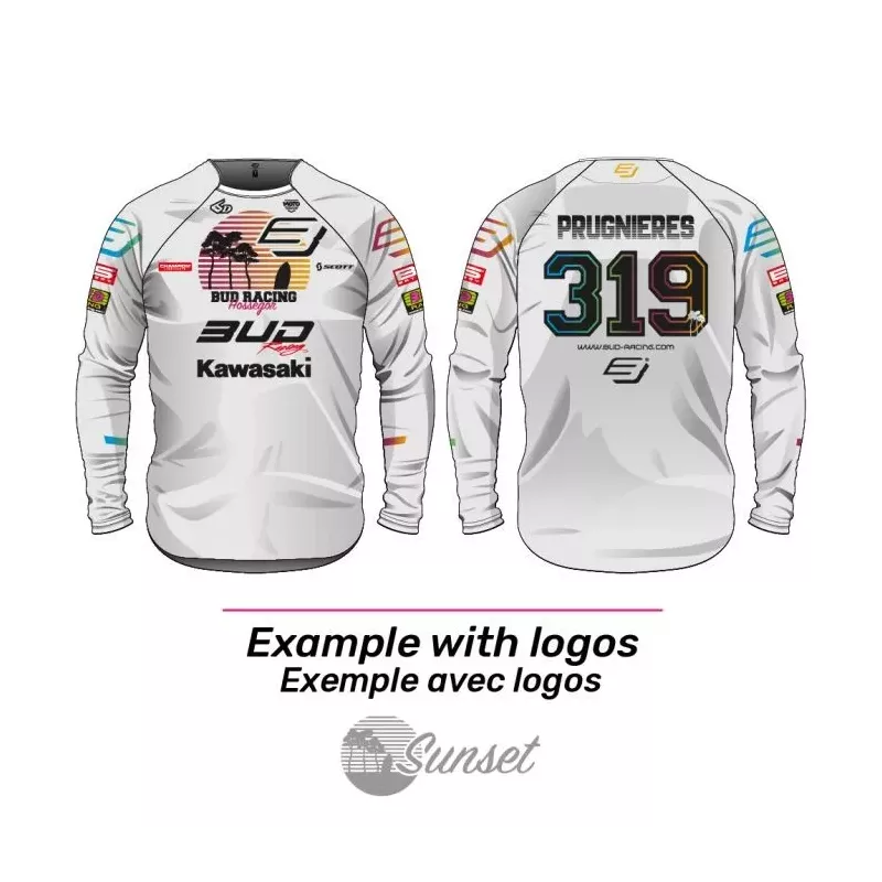 Maillot BUD RACING Sunset personnalisé