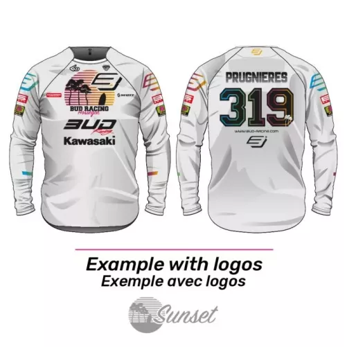 Maillot BUD RACING Sunset personnalisé