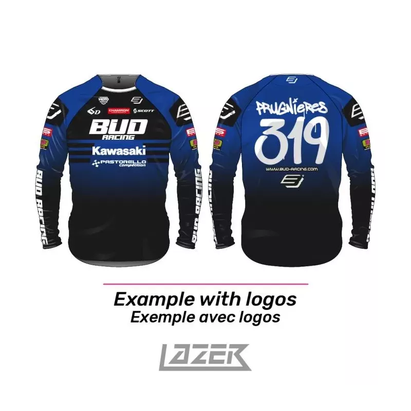 Maillot BUD RACING Lazer personnalisé