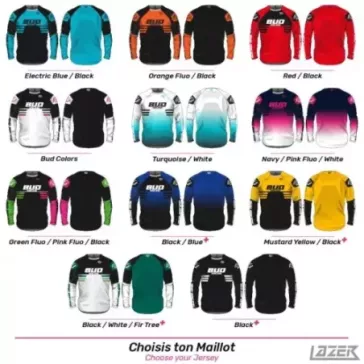 Maillot BUD RACING Lazer personnalisé