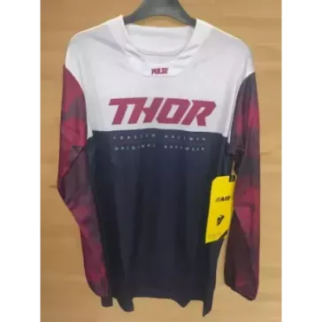 Maillot THOR Pulse Air S19 Mintnight Gris clair Taille S