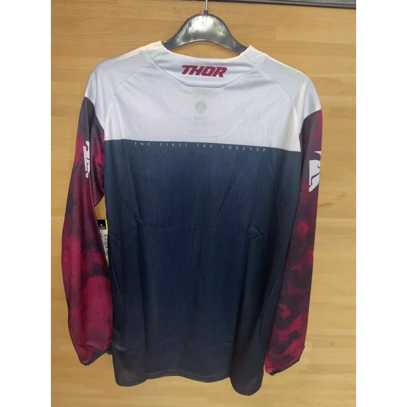 Maillot THOR Pulse Air S19 Mintnight Gris clair Taille S