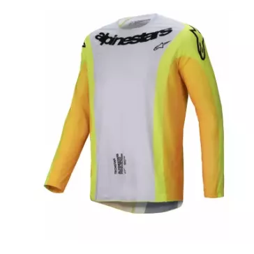 Maillot Alpinestars Techstar Melt Jaune Noir