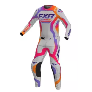 Tenue FXR REVO 25 THERMAL Blanche VIOLET ORANGE