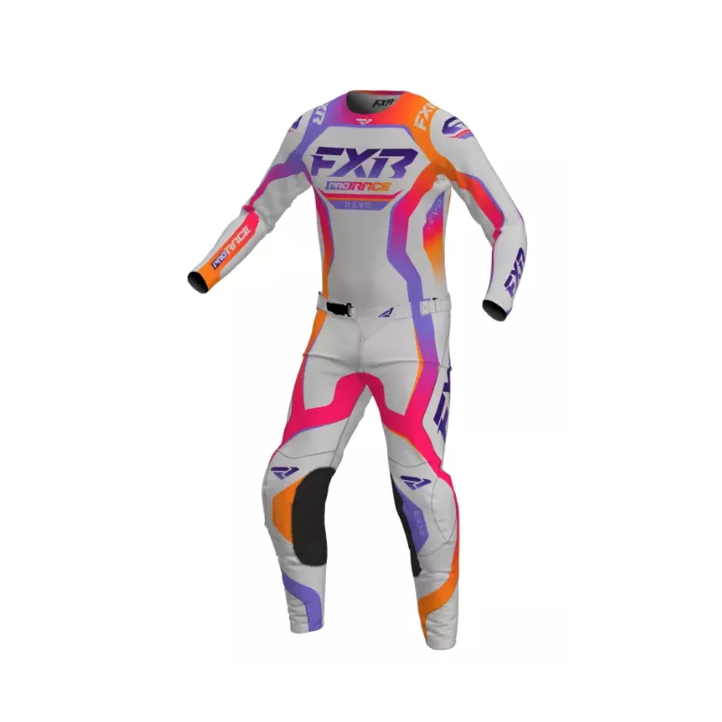 Tenue FXR REVO 25 THERMAL Blanche VIOLET ORANGE