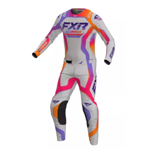 Tenue FXR REVO 25 THERMAL Blanche VIOLET ORANGE